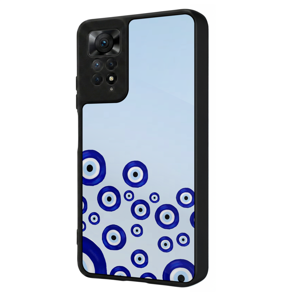 Xiaomi Redmi Note 12 Pro Uyumlu Nazar Tasarımlı Glossy Premium Kılıf