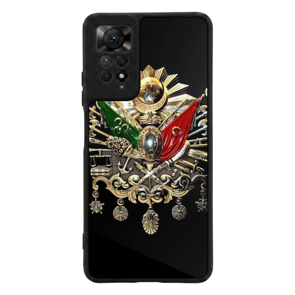 Xiaomi Redmi Note 11 Pro Uyumlu Osmanli Tugrasi Tasarımlı Glossy Premium Kılıf