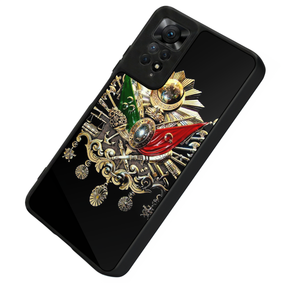 Xiaomi Redmi Note 11 Pro Uyumlu Osmanli Tugrasi Tasarımlı Glossy Premium Kılıf