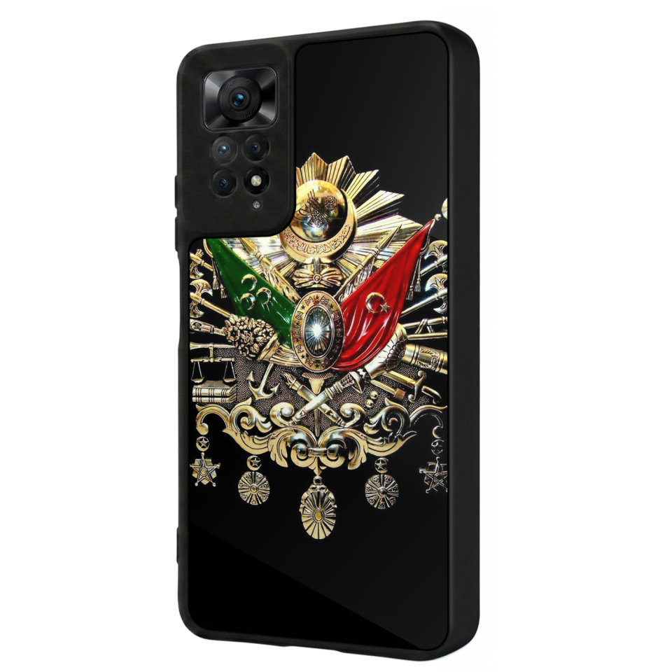 Xiaomi Redmi Note 11 Pro Uyumlu Osmanli Tugrasi Tasarımlı Glossy Premium Kılıf