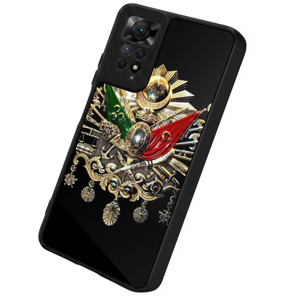 Xiaomi Redmi Note 11 Pro Uyumlu Osmanli Tugrasi Tasarımlı Glossy Premium Kılıf