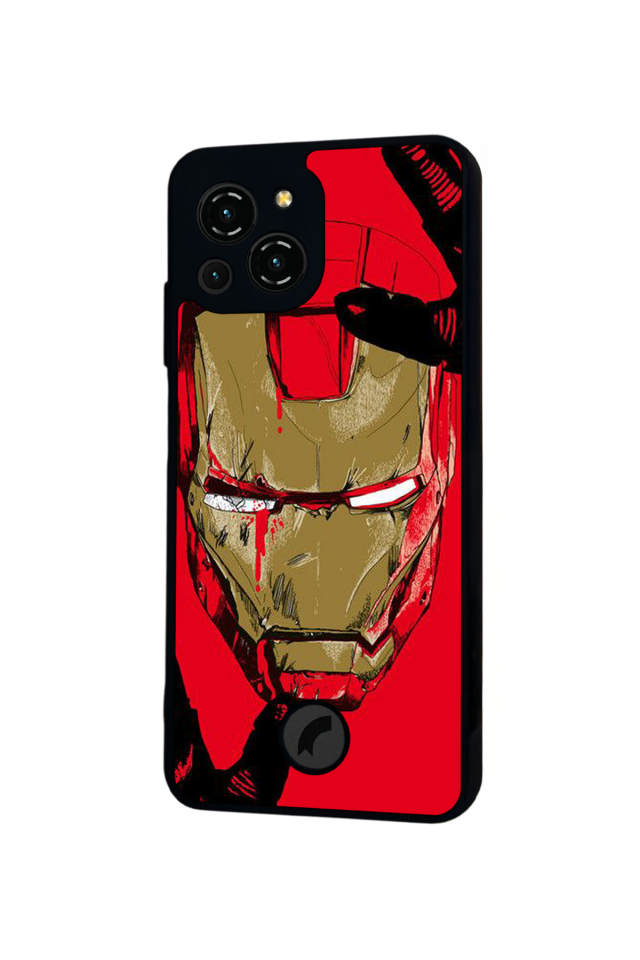 Reeder S23 Pro Max Uyumlu  Iron Man ( Demir Adam ) Tasarımlı Glossy Premium Kılıf