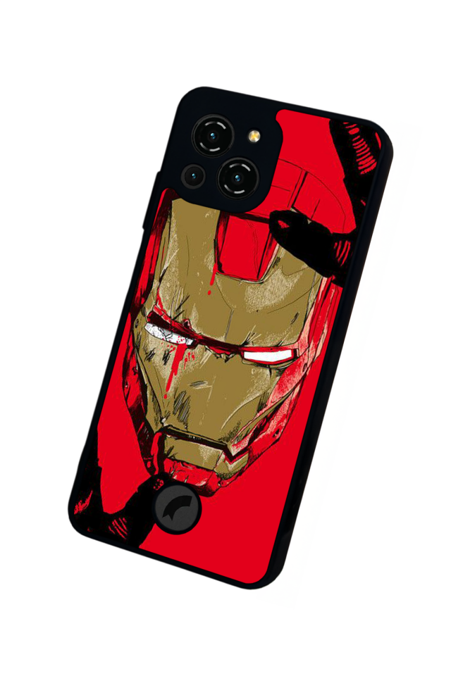Reeder S23 Pro Max Uyumlu  Iron Man ( Demir Adam ) Tasarımlı Glossy Premium Kılıf
