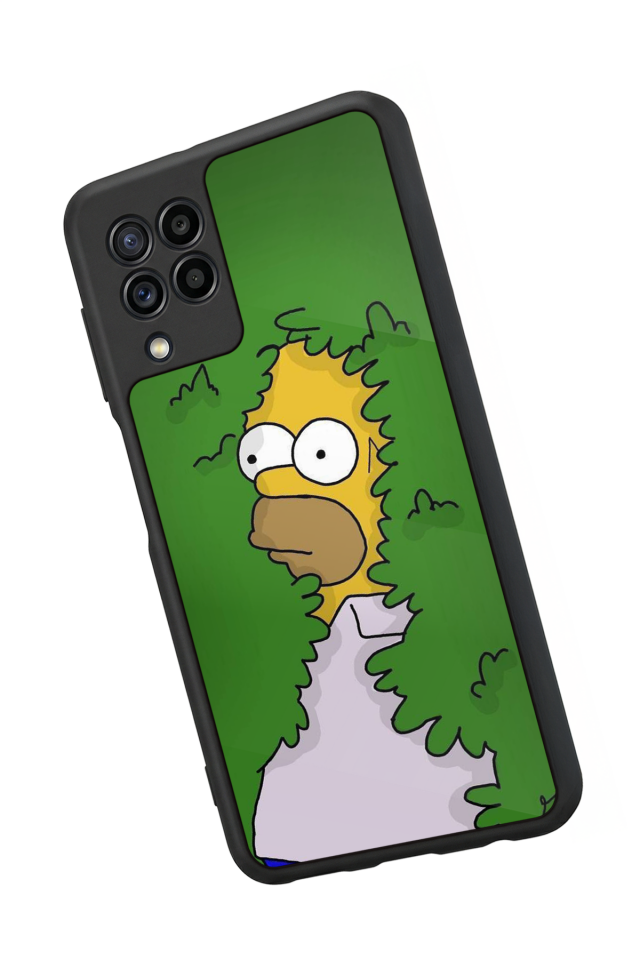 Samsung Galaxy M32 Uyumlu The Simpsons Tasarımlı Glossy Premium Kılıf