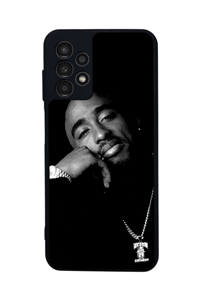 Samsung Galaxy A13 Uyumlu Tupac Tasarımlı Glossy Premium Kılıf