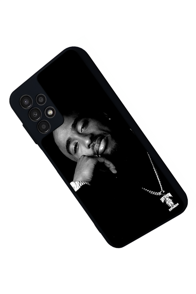 Samsung Galaxy A13 Uyumlu Tupac Tasarımlı Glossy Premium Kılıf