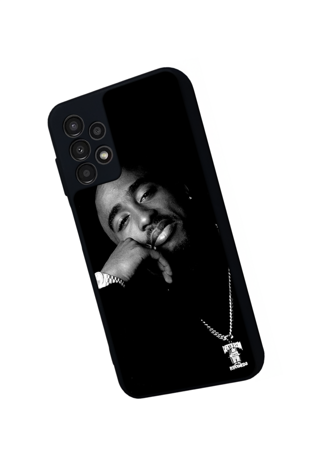 Samsung Galaxy A13 Uyumlu Tupac Tasarımlı Glossy Premium Kılıf