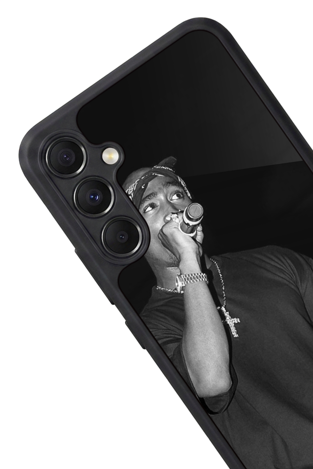 Samsung Galaxy M34 Uyumlu Tupac Tasarımlı Glossy Premium Kılıf