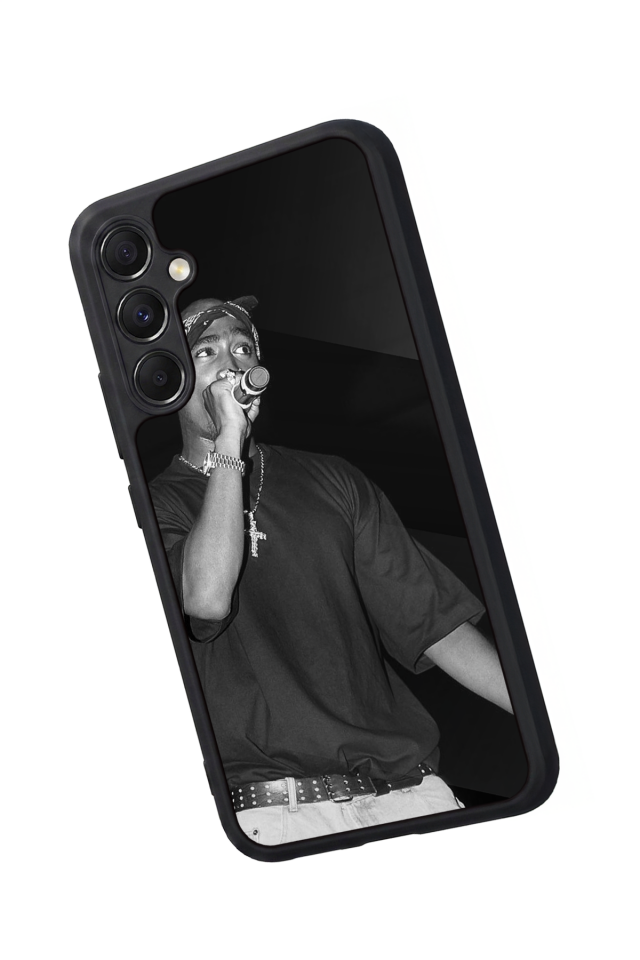 Samsung Galaxy M34 Uyumlu Tupac Tasarımlı Glossy Premium Kılıf