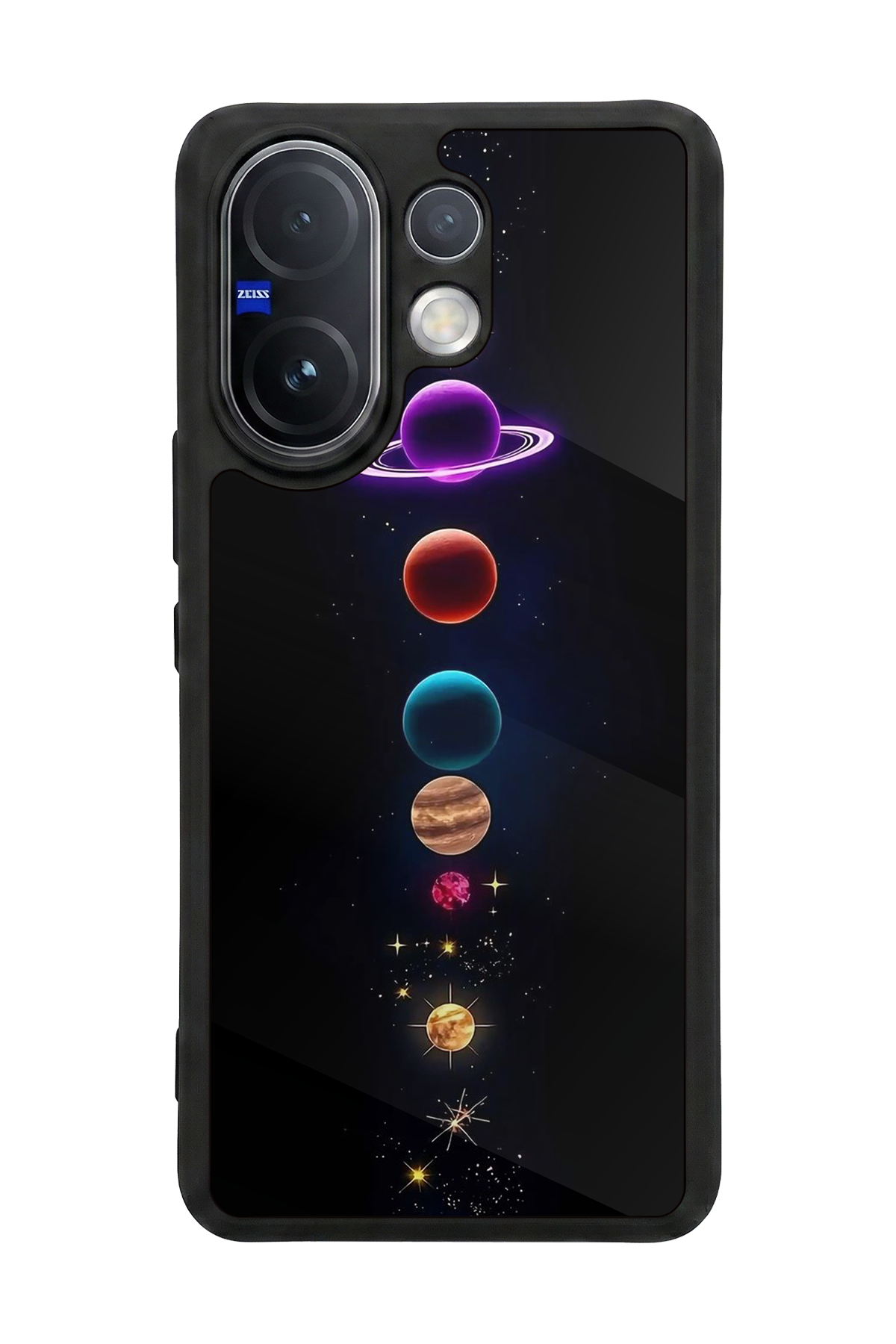 Vivo V60 Uyumlu Uzay Tasarımlı Glossy Premium Kılıf