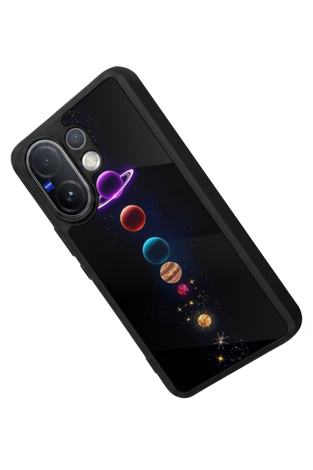 Vivo V60 Uyumlu Uzay Tasarımlı Glossy Premium Kılıf
