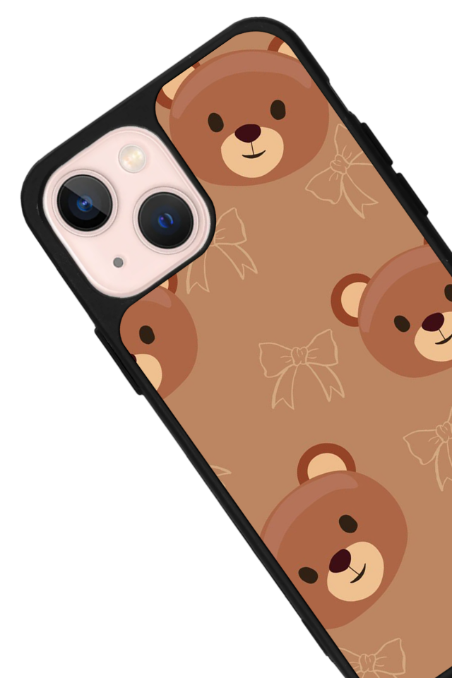 iPhone 15 Plus Uyumlu Ayı Tasarımlı Glossy Premium Kılıf