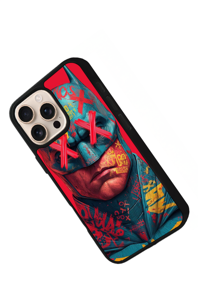 iPhone 15 Pro Max Uyumlu Batman Tasarımlı Glossy Premium Kılıf