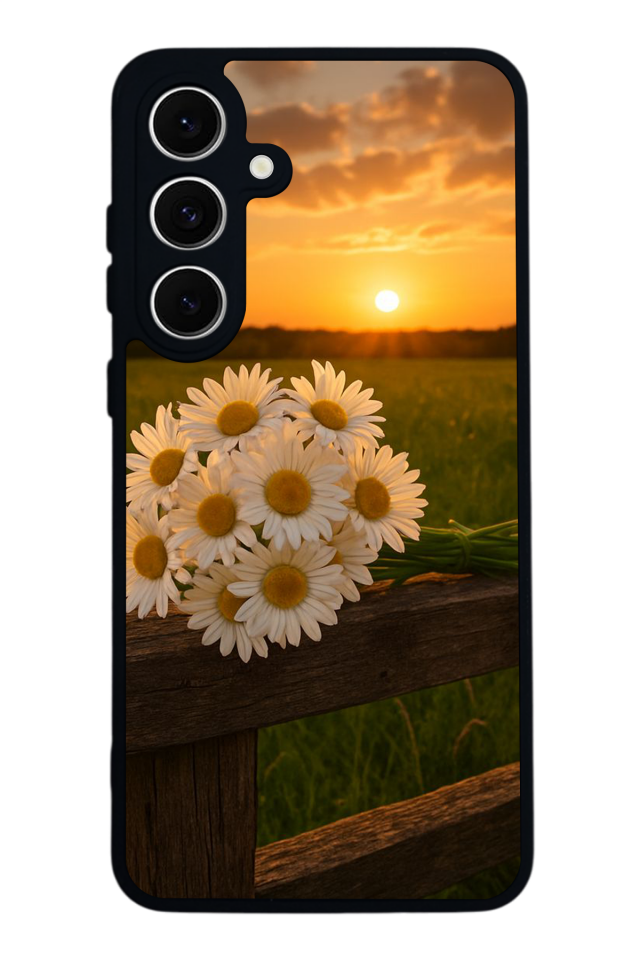 Samsung Galaxy A16 Uyumlu Cicek Tasarımlı Glossy Premium Kılıf