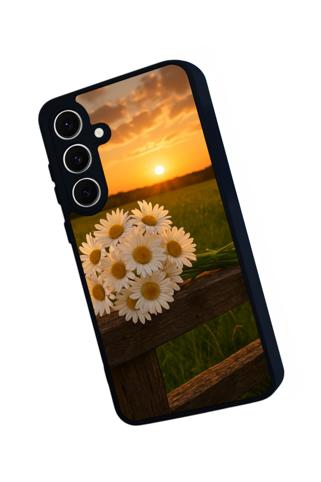 Samsung Galaxy A16 Uyumlu Cicek Tasarımlı Glossy Premium Kılıf