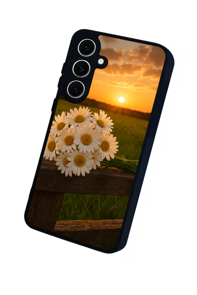 Samsung Galaxy A16 Uyumlu Cicek Tasarımlı Glossy Premium Kılıf
