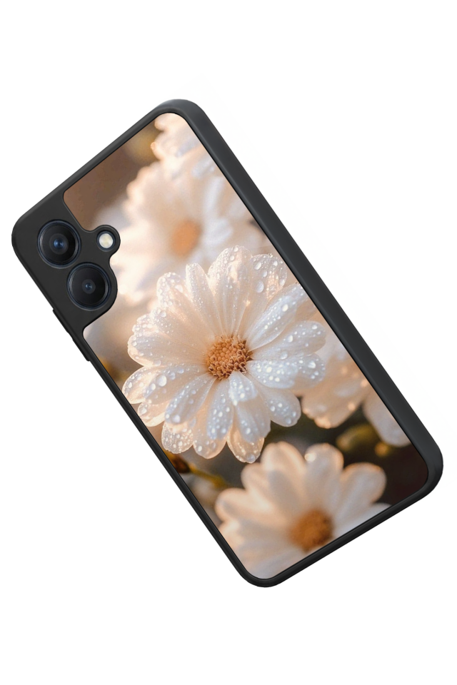 Samsung Galaxy A07 Uyumlu Cicek Tasarımlı Glossy Premium Kılıf