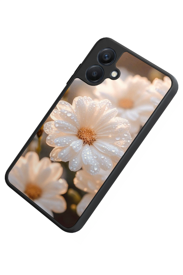 Samsung Galaxy A07 Uyumlu Cicek Tasarımlı Glossy Premium Kılıf
