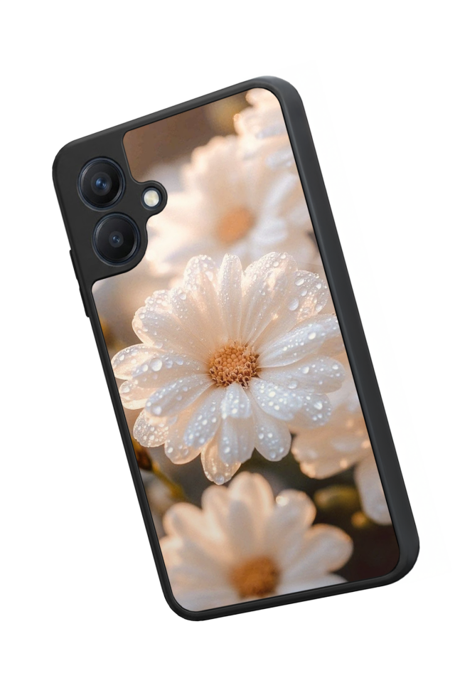 Samsung Galaxy A07 Uyumlu Cicek Tasarımlı Glossy Premium Kılıf