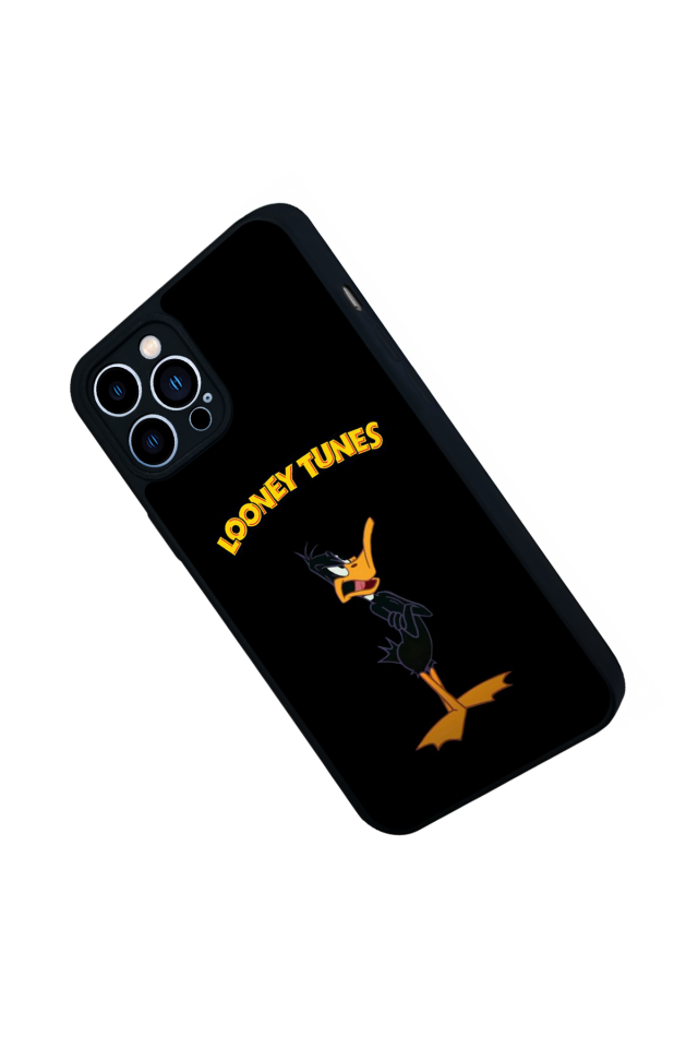 iPhone 12 Pro Max Uyumlu Daffy duck Tasarımlı Glossy Premium Kılıf
