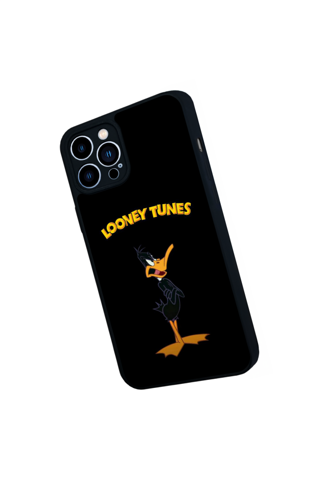 iPhone 12 Pro Max Uyumlu Daffy duck Tasarımlı Glossy Premium Kılıf