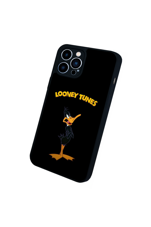 iPhone 12 Pro Max Uyumlu Daffy duck Tasarımlı Glossy Premium Kılıf