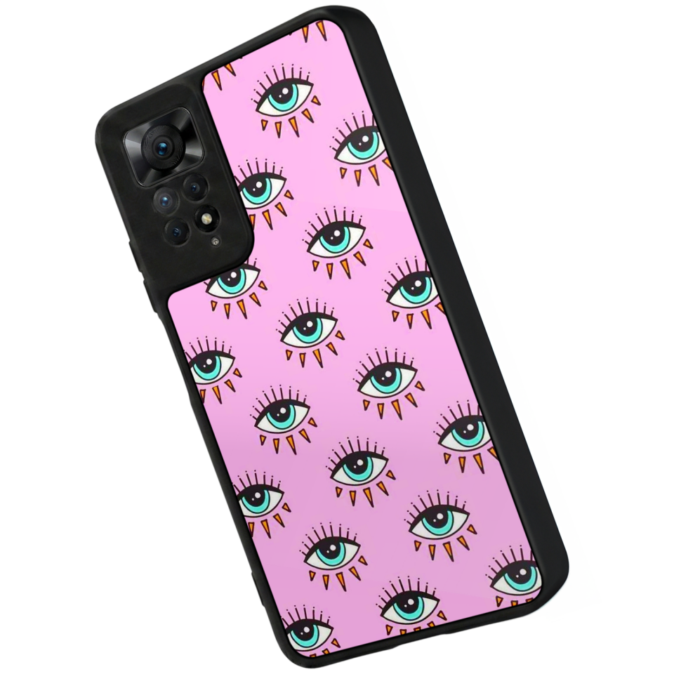 Xiaomi Redmi Note 11 Pro Uyumlu Göz Tasarımlı Glossy Premium Kılıf