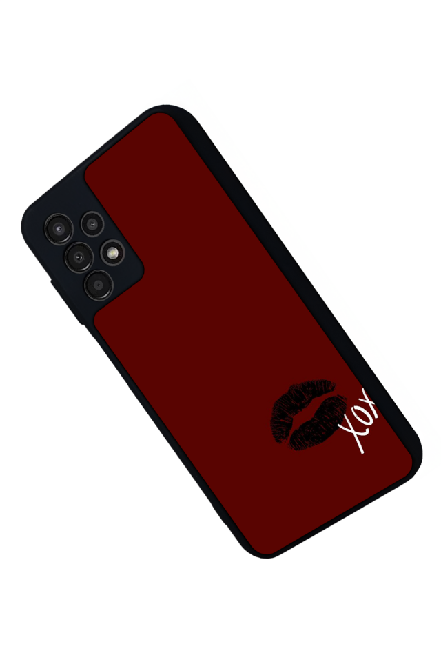 Samsung Galaxy A23 Uyumlu Kalp Love Tasarımlı Glossy Premium Kılıf