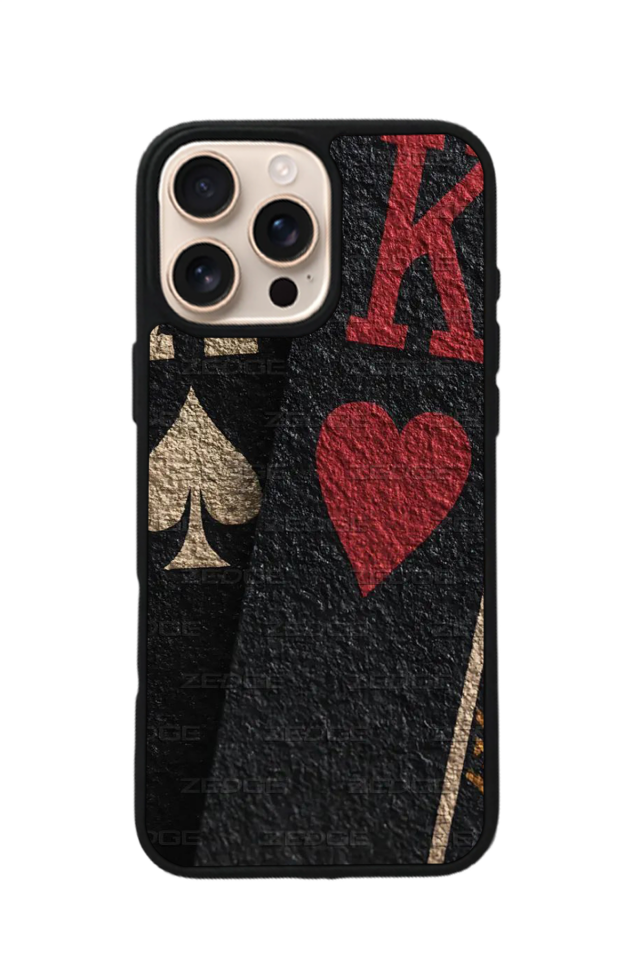 iPhone 15 Pro Uyumlu Kart Tasarımlı Glossy Premium Kılıf