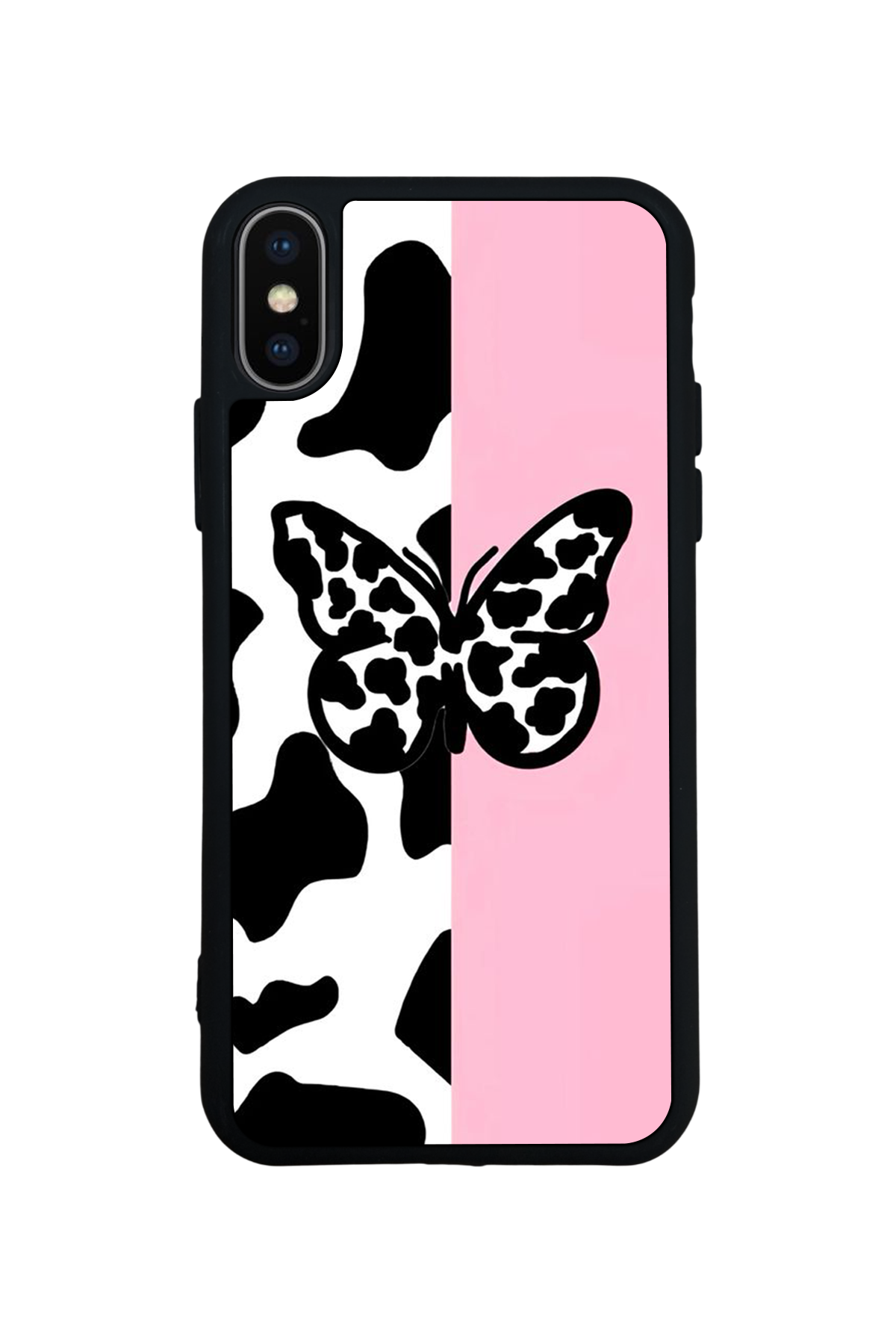 iPhone XS Max Uyumlu Kelebek Tasarımlı Glossy Premium Kılıf