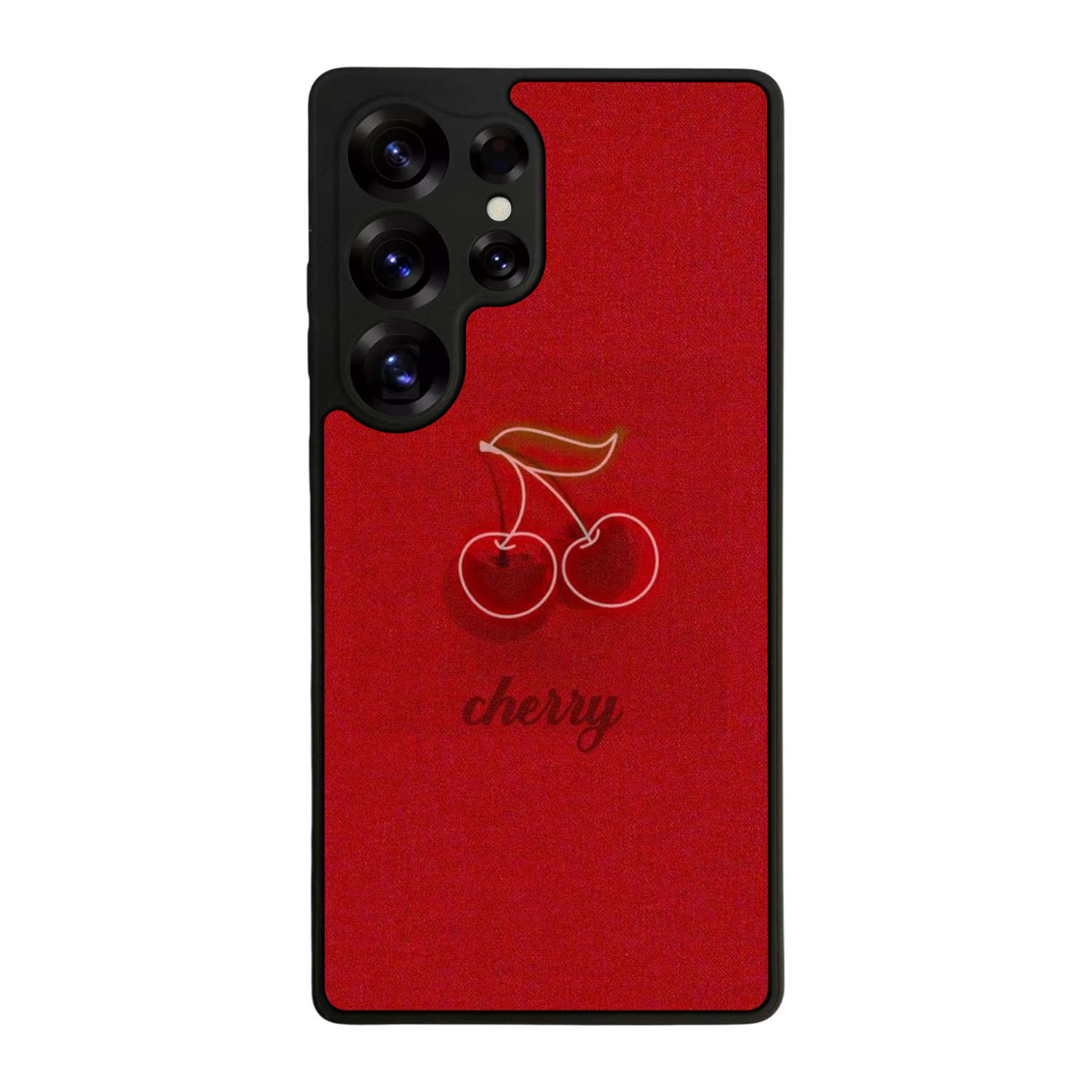 Samsung Galaxy S25 Ultra Uyumlu Kiraz Tasarımlı Glossy Premium Kılıf