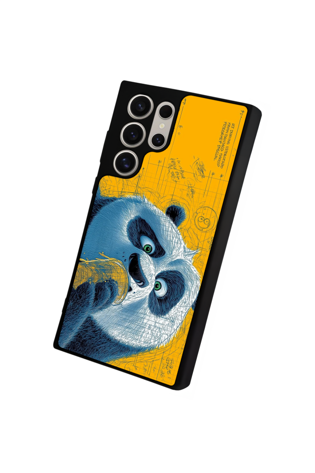 Samsung Galaxy S23 Ultra Uyumlu Kung Fu Panda Tasarımlı Glossy Premium Kılıf