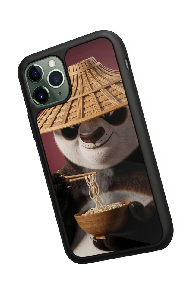 iPhone 11 Pro Uyumlu Kung Fu Panda Tasarımlı Glossy Premium Kılıf