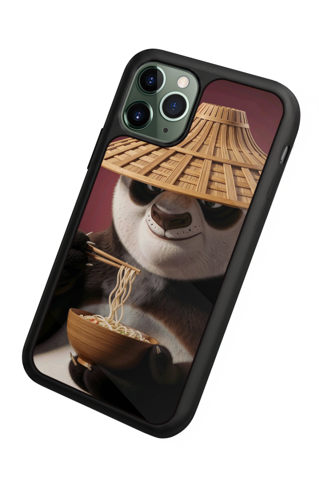 iPhone 11 Pro Uyumlu Kung Fu Panda Tasarımlı Glossy Premium Kılıf