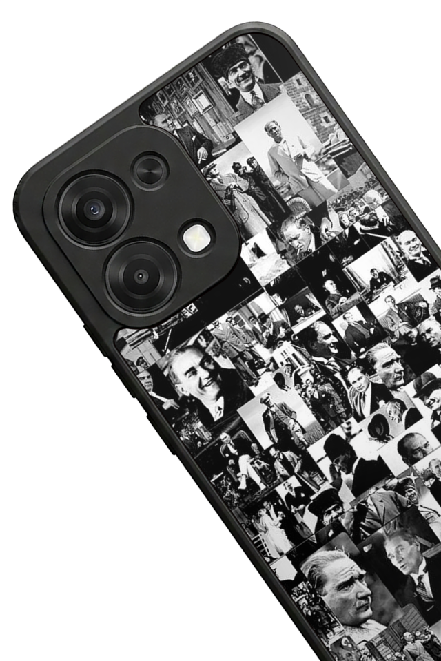 Oppo A6 Pro Uyumlu Mustafa Kemal Ataturk Tasarımlı Glossy Premium Kılıf