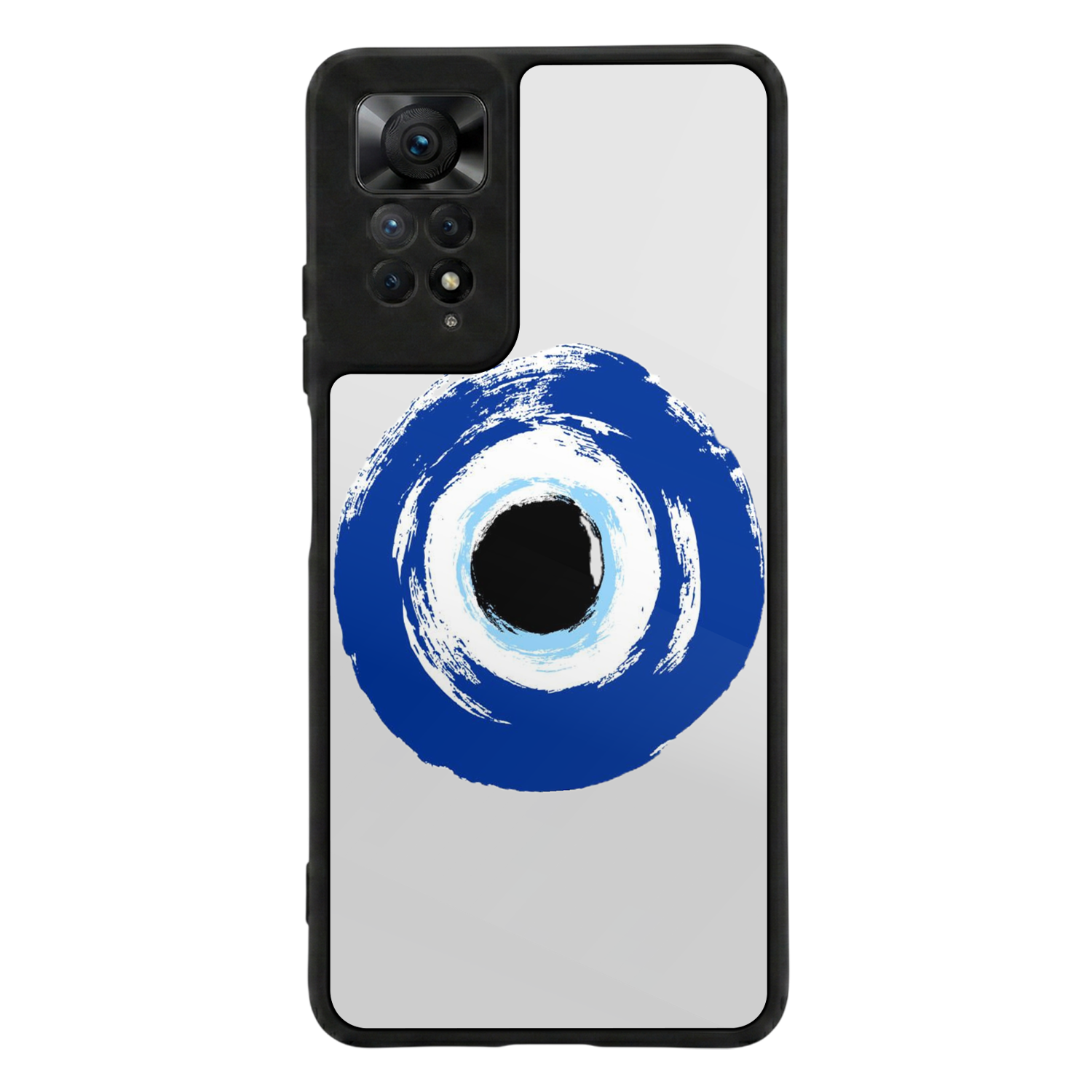 Xiaomi Redmi Note 12 Pro Uyumlu Nazar Tasarımlı Glossy Premium Kılıf