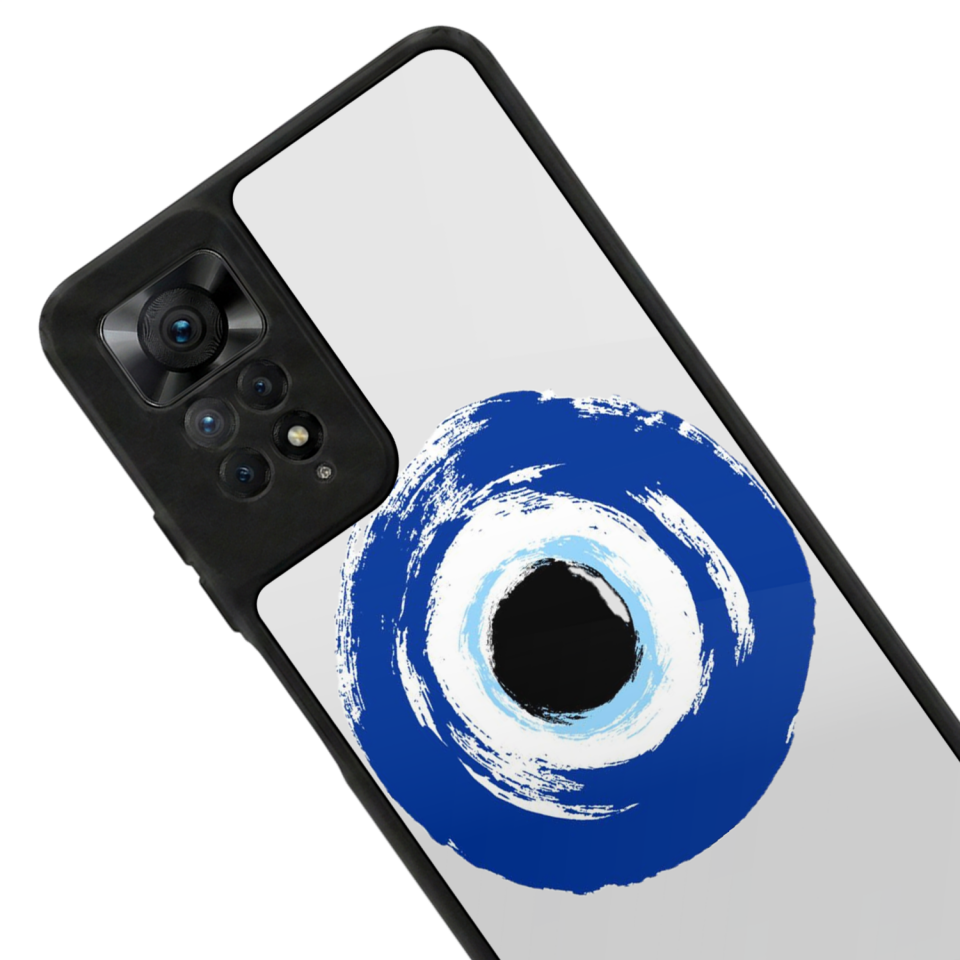 Xiaomi Redmi Note 12 Pro Uyumlu Nazar Tasarımlı Glossy Premium Kılıf