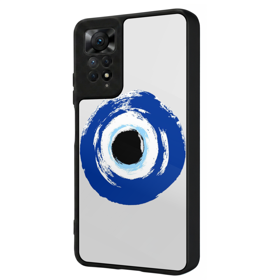 Xiaomi Redmi Note 12 Pro Uyumlu Nazar Tasarımlı Glossy Premium Kılıf