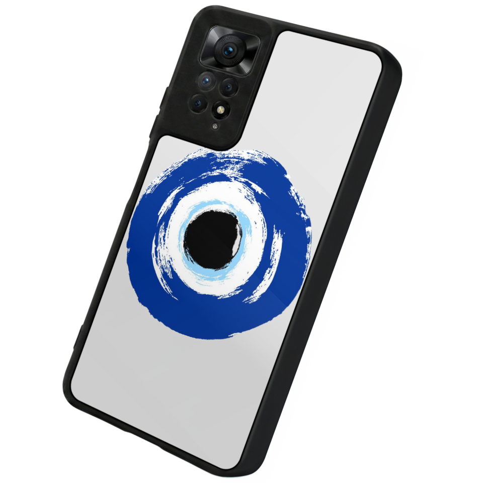 Xiaomi Redmi Note 12 Pro Uyumlu Nazar Tasarımlı Glossy Premium Kılıf