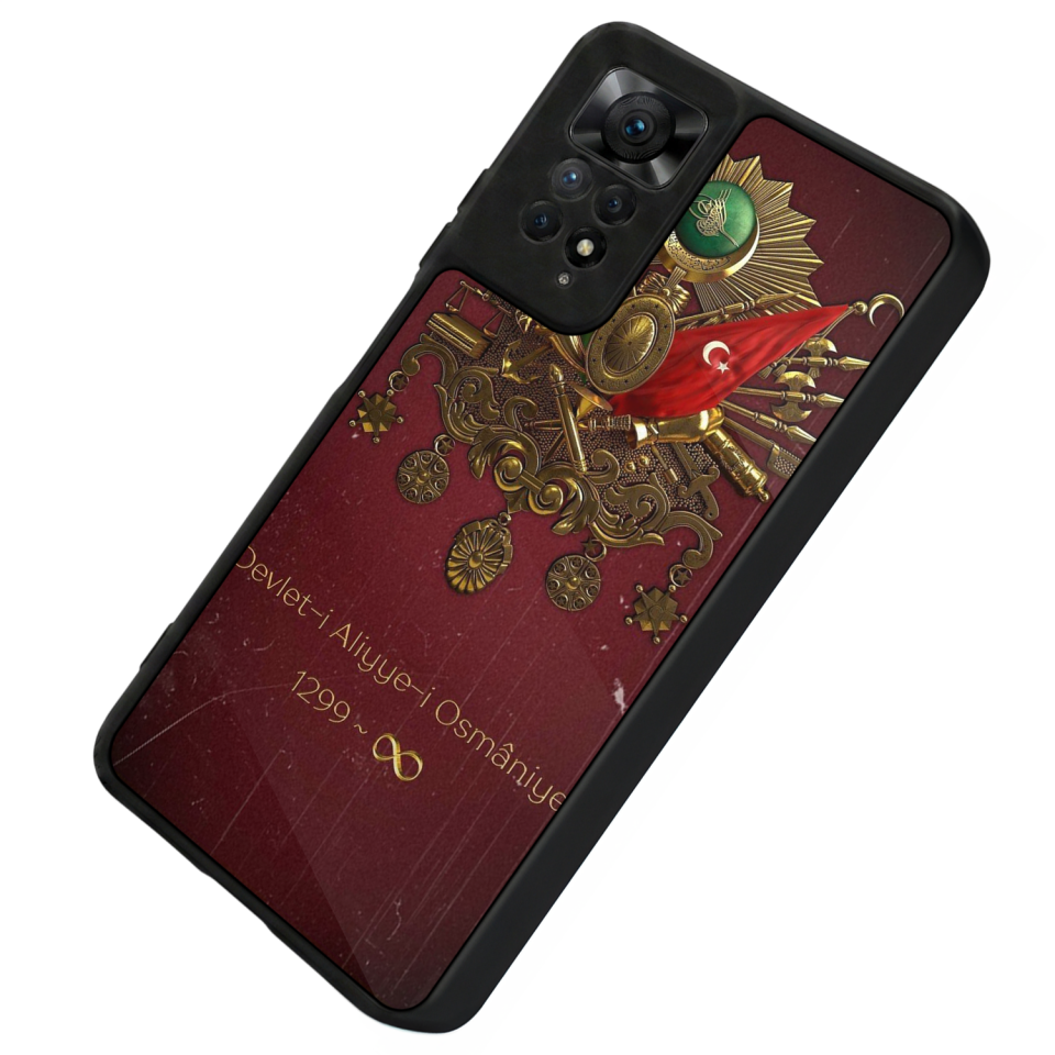 Xiaomi Redmi Note 11 Pro Uyumlu Osmanli Tugrasi Tasarımlı Glossy Premium Kılıf