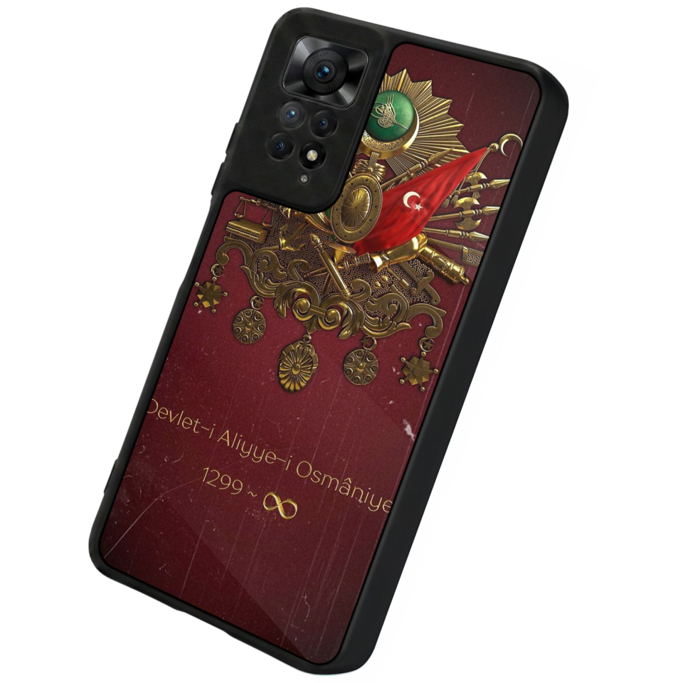 Xiaomi Redmi Note 11 Pro Uyumlu Osmanli Tugrasi Tasarımlı Glossy Premium Kılıf
