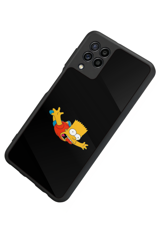 Samsung Galaxy M32 Uyumlu The Simpsons Tasarımlı Glossy Premium Kılıf
