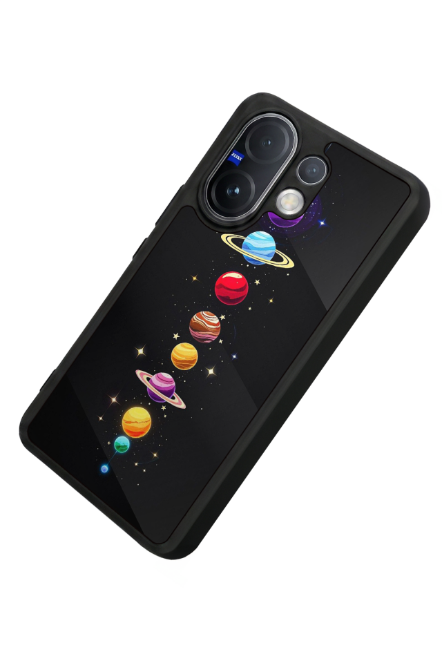 Vivo V60 Uyumlu Uzay Tasarımlı Glossy Premium Kılıf
