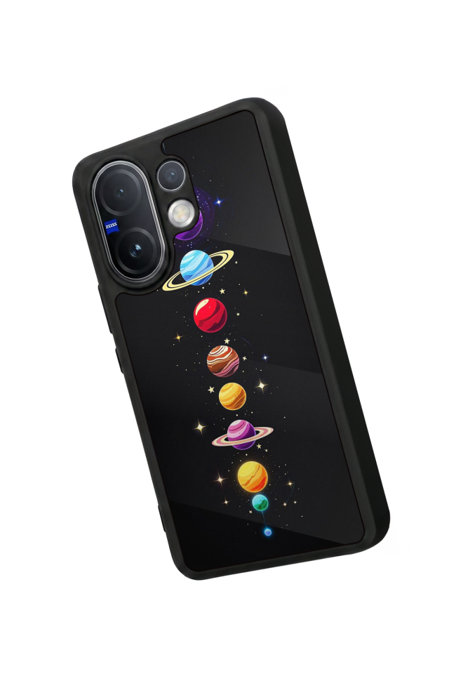 Vivo V60 Uyumlu Uzay Tasarımlı Glossy Premium Kılıf