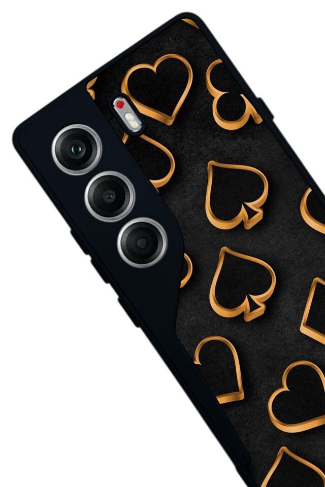 Tecno Camon 40 Uyumlu Kart Tasarımlı Glossy Premium Kılıf