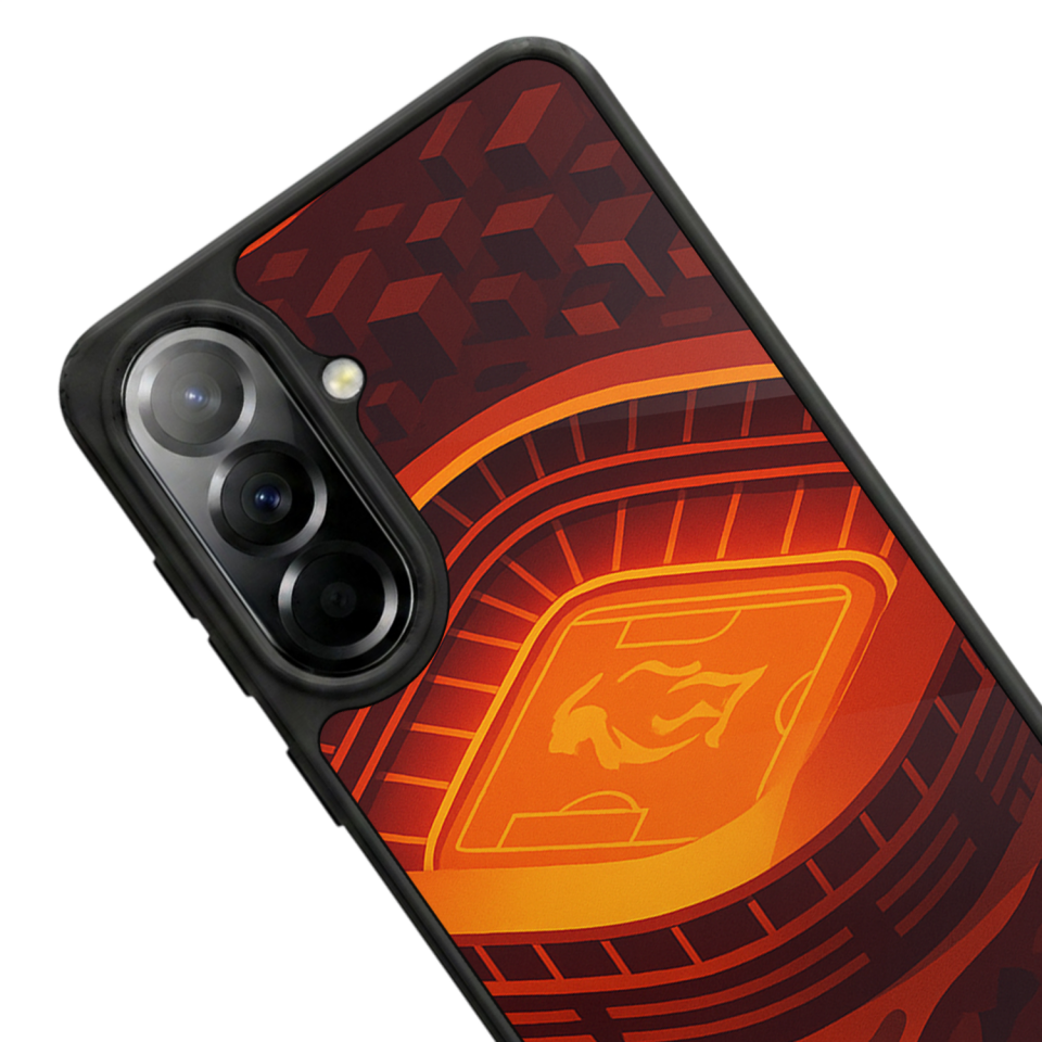 Samsung Galaxy A37 Uyumlu Aslan Tasarımlı Glossy Premium Kılıf