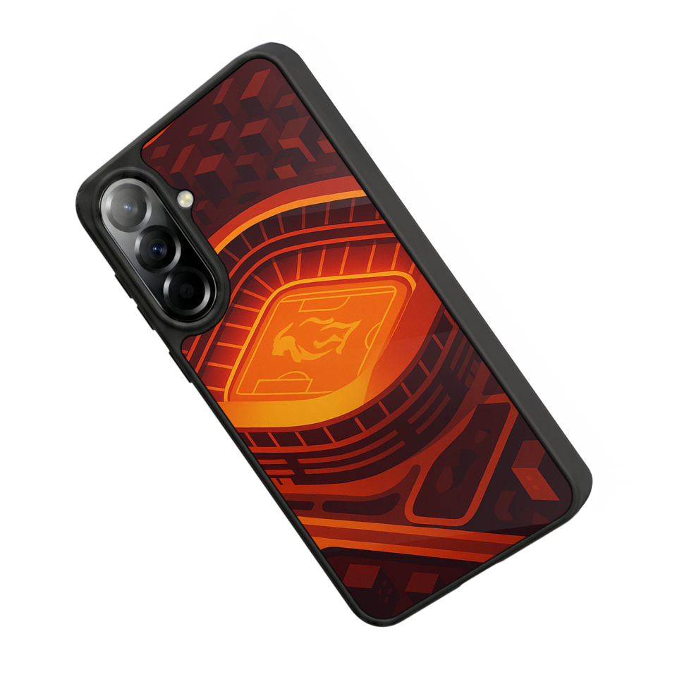 Samsung Galaxy A37 Uyumlu Aslan Tasarımlı Glossy Premium Kılıf