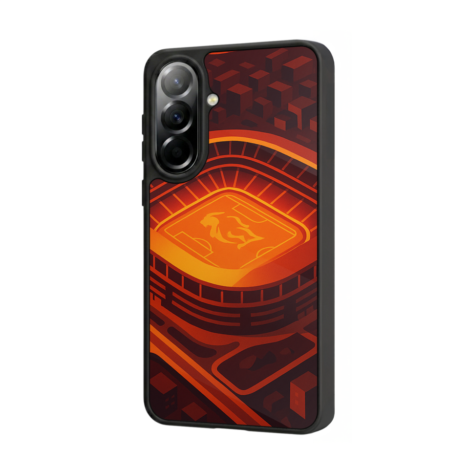 Samsung Galaxy A37 Uyumlu Aslan Tasarımlı Glossy Premium Kılıf