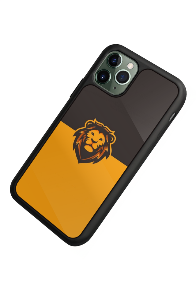 iPhone 11 Pro Max Uyumlu Aslan Tasarımlı Glossy Premium Kılıf