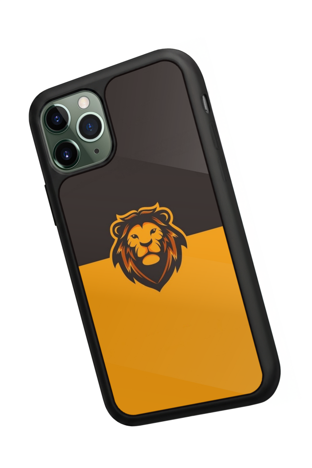 iPhone 11 Pro Max Uyumlu Aslan Tasarımlı Glossy Premium Kılıf
